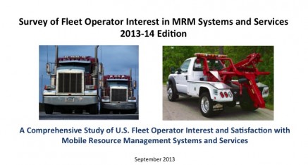 2013-14 Survey of Fleet Operator Interest in MRM Systems and Services